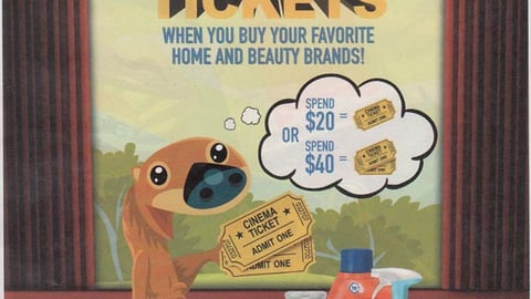 P&G 'Free Movie Tickets' FSI