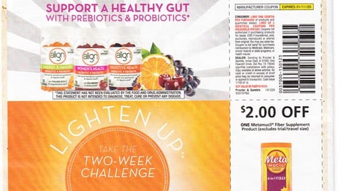 Metamucil 'Lighten Up' FSI
