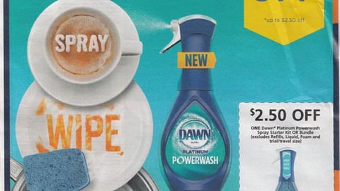 Dawn Powerwash '50% Off' FSI