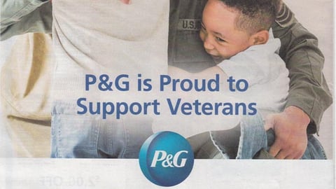P&G 'Support Veterans' FSI
