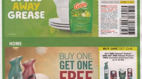 Febreze 'Buy One Get One Free' FSI