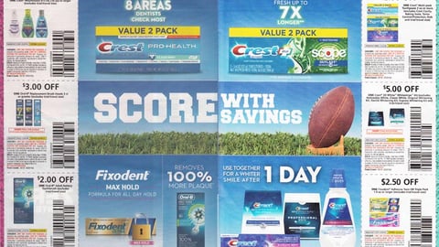 Crest 'Score With Savings' FSI