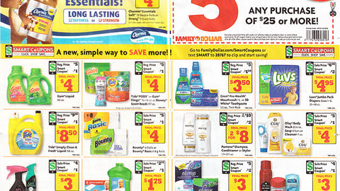 Family Dollar P&G '$5 Off' FSI