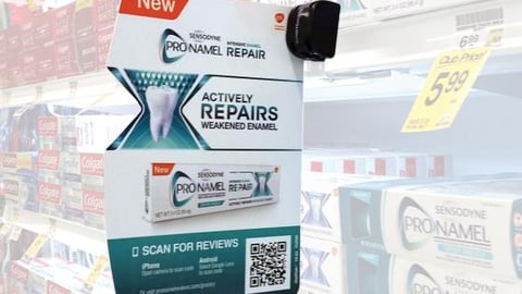 Sensodyne Pronamel Repair Shelf Talker