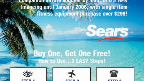 Sears, Roebuck & Co. 'Free Airfare' Offer