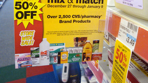 CVS 'Mix and Match' Shelf Talker