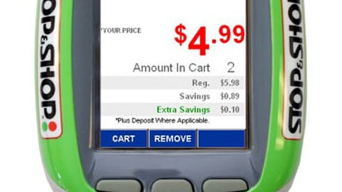 EasyShop Hand-Held Screen Example