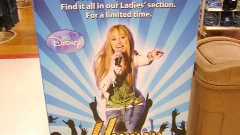 Wal-Mart Hannah Montana Standee