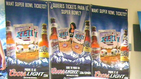 Coors Light Super Bowl Posters