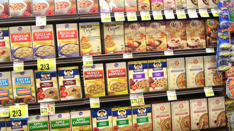 QFC Hot Cereal Shelf Set