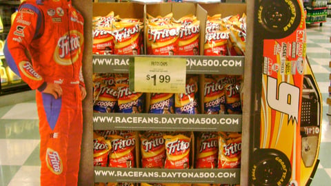 Fritos Kroger NASCAR Pallet Display