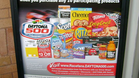Kroger Daytona 500 Stanchion Sign