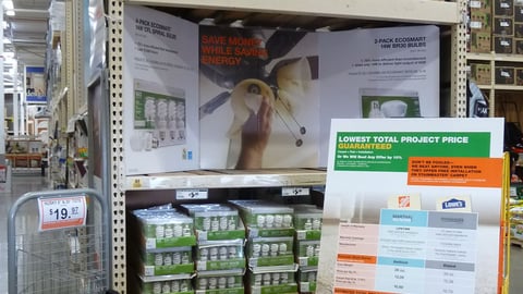Home Depot EcoSmart Endcap