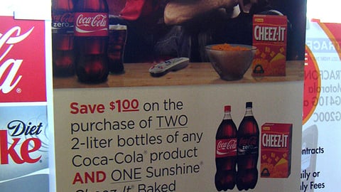 Coca-Cola/Cheez-It Family Dollar Pole Topper
