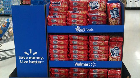 Kraft Walmart 'Race Time' Pallet Display