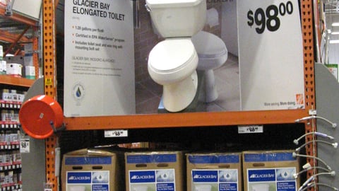 Home Depot Glacier Bay Endcap