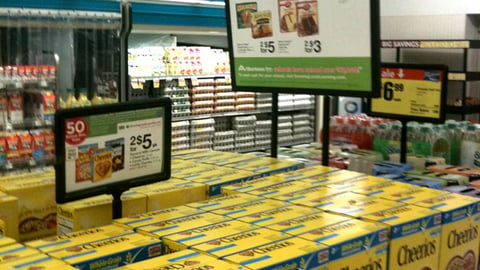 Albertsons 'Bonus Box Tops' Framed Signs