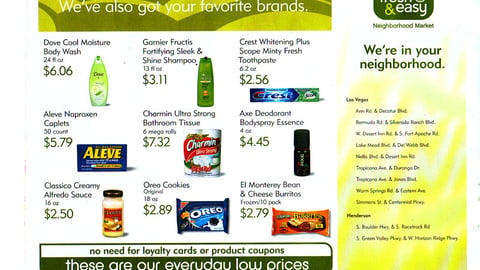 Fresh & Easy National Brand Features