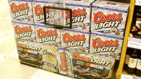 Coors Light NASCAR Base Wrap