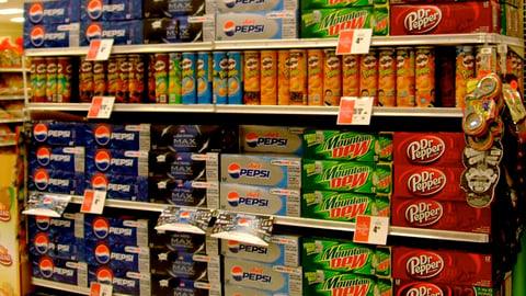 Pepsi Stuff Endcap