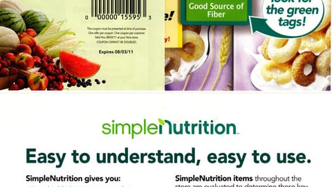 Vons 'SimpleNutrition' Brochure