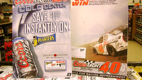 Coors Light Case Cards