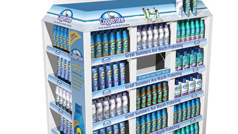 Coppertone Continuous Spray Half-Pallet