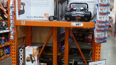 Home Depot Price Point Endcap
