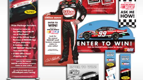Office Depot NASCAR Sweeps P-O-P