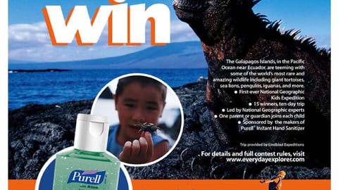 Purell Galapagos Adventure Mailer