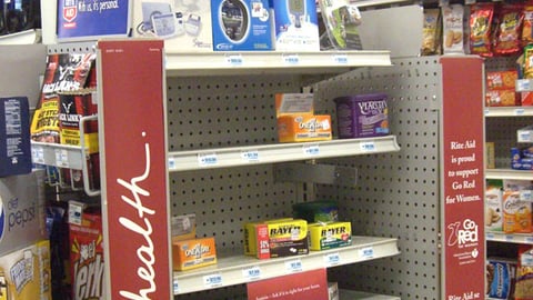 Rite Aid 'Heart Health' Endcap