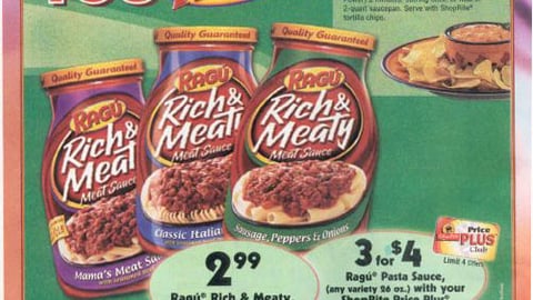 Ragu/ShopRite FSI