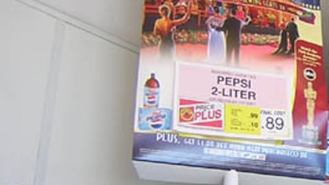Diet Pepsi Oscars Pole Topper