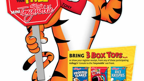 Kellogg Tonymobile Standee