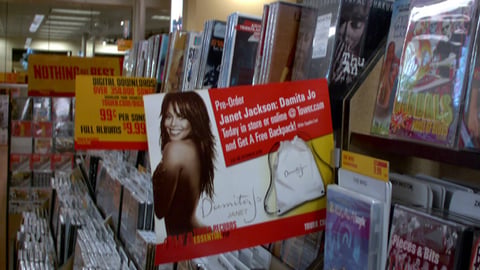 Janet Jackson Free Backpack Shelf Sign
