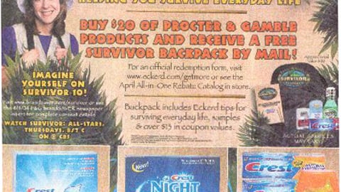 Eckerd/P&G 'Survivor' Feature