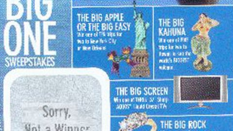 Kohl's 'The Big One' Game Piece