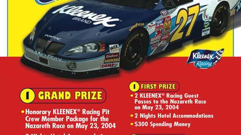 Giant/Kleenex NASCAR Sweepstakes