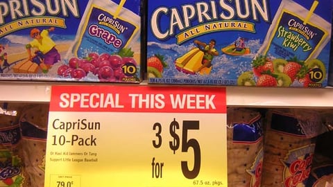A&P/Capri Sun Sign