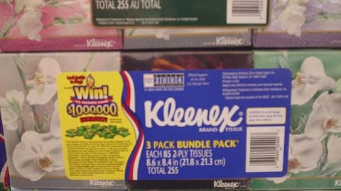Kleenex Olympics Game Packaging