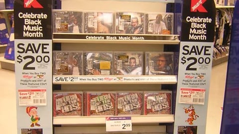 Kmart/Kellogg's Black Music Month Signage