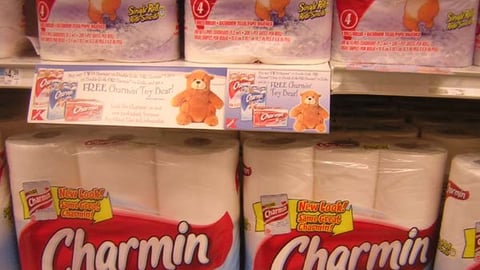 Kmart/Charmin Shelf Sign