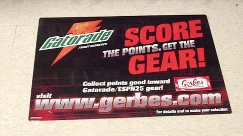 Gerbes/Gatorade Floor Decal