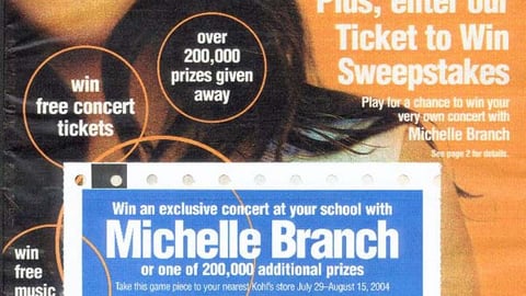 Kohl's Michelle Branch Sweepstakes Feature