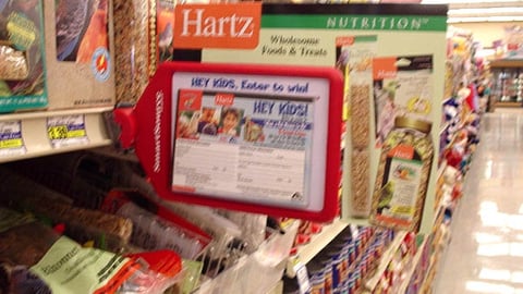 Hartz Shelf Sign