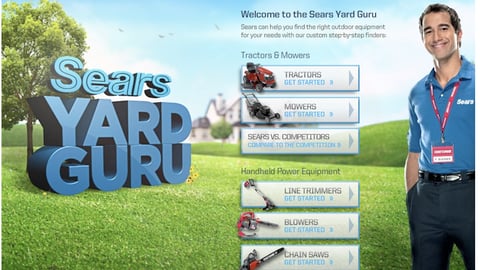 Sears 'Yard Guru' Microsite