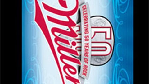 Miller '50 Years of Rock' Cans