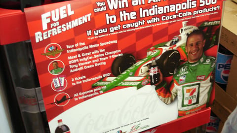 Coke/7-Eleven Racing Case Card