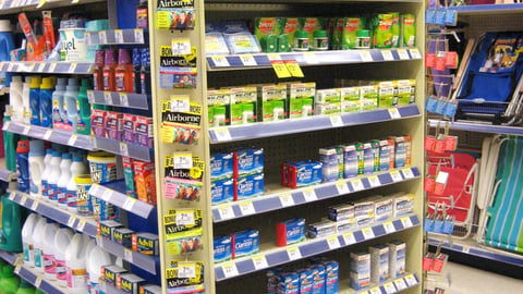 Walgreens 'Allergy Relief' Endcap