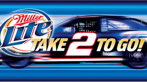 Miller Lite NASCAR Floor Decal